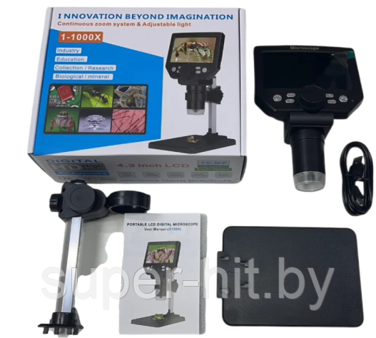 Цифровой электронный USB - микроскоп INNOVATION BEYOND IMAGINATION с увеличением 1000X HD - фото 1 - id-p217828636