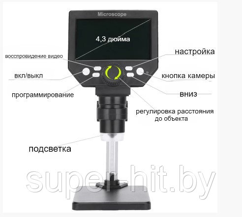 Цифровой электронный USB - микроскоп INNOVATION BEYOND IMAGINATION с увеличением 1000X HD - фото 5 - id-p217828636