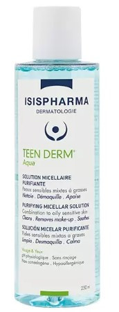 Мицеллярная вода для снятия макияжа ISISPHARMA/Исисфарма Teen Derm Aqua для комбинированной и жирной кожи, 250 - фото 1 - id-p217832122