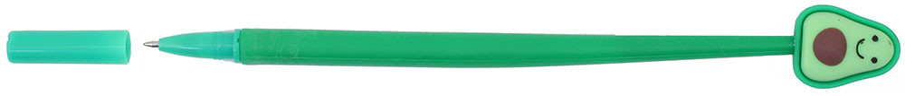 Ручка шариковая Meshu (гибкий корпус) Avocados, корпус зеленый, стержень синий - фото 1 - id-p217832271
