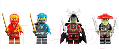 Конструктор Lego Ninjago Робот-гонщик Эво Кая / 71783 - фото 6 - id-p217872937