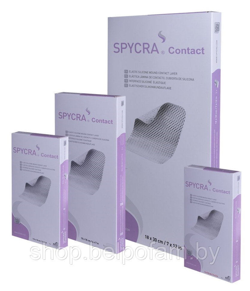 Силиконовая повязка на рану Spycra Contact 7,5х10 см - фото 5 - id-p217952368