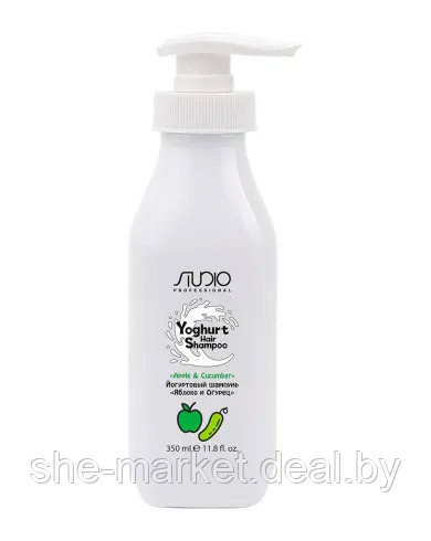 Йогуртовый шампунь для волос Яблоко и Огурец, 350мл - фото 1 - id-p217950005