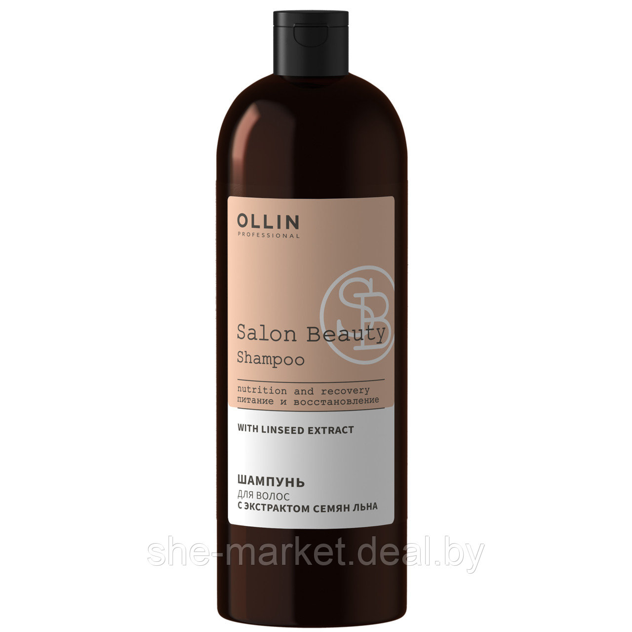 Шампунь для волос с экстрактом семян льна Salon Beauty, 1л - фото 1 - id-p217952065