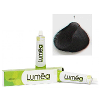 Безаммиачная крем-краска для волос LUMEA 1 черный, 100мл