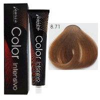Крем-краска для волос Color Intensivo 8.71 светло-русый тёмно рыжий пепел, 100мл