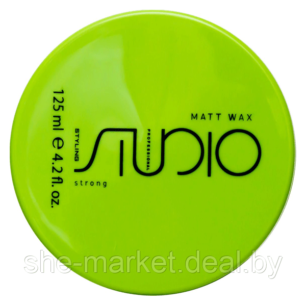 Матовый воск для укладки волос сильной фиксации Studio Matt Wax, 125мл - фото 1 - id-p217950796