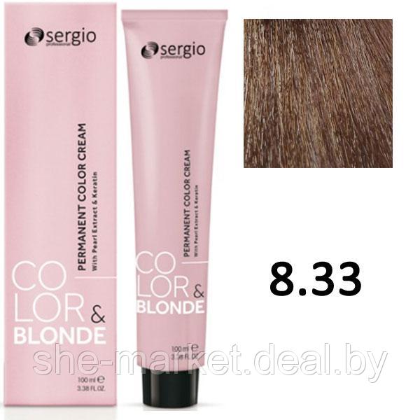 Крем-краска для волос Color Blonde ТОН - 8.33 блондин золотистый интенсивный, 100мл - фото 1 - id-p217950293