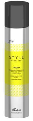 Лак для волос сильной фиксации финишный Fixer hold protect finishing spray Style Perfetto, 400мл - фото 2 - id-p217950639