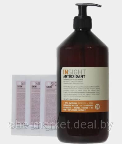 Микс ANTIOXIDANT: Шампунь антиоксидант для перегруженных волос Rejuvenating Shampoo, 900мл + Гель Sample - фото 1 - id-p217950820