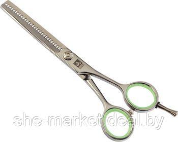 Парикмахерские ножницы Profi Step 104/5.5 филировочные, цвет салатовый - фото 1 - id-p217951109