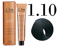 Безаммиачная крем-краска для волос ORO Therapy Color Keratin 1.10, 100мл