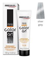 Перманентная крем-краска COLOR ART Permanent colour cream, тон Серебристо-серый (silver grey), 100 мл