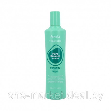 Очищающий и балансирующий шампунь для жирной кожи головы Vitamins Pure Balance, 350мл - фото 1 - id-p217951092