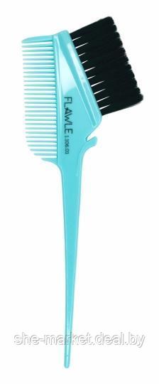 Кисть для окрашивания волос с расческой 1.106.01, цвет Голубой - фото 1 - id-p217950012