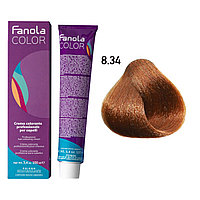 Крем-краска для волос Crema Colore 8.34 Blond Clair, 100мл (Fanola)