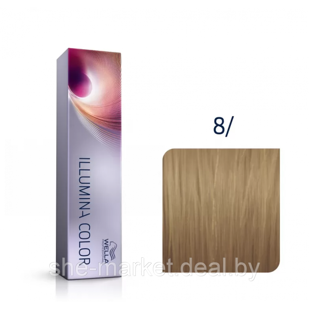 Стойкая крем-краска для волос Illumina Color 8/ светлый блонд, 60мл - фото 1 - id-p217951766
