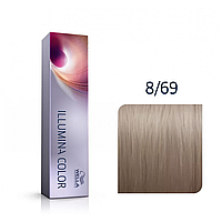 Стойкая крем-краска для волос Illumina Color 8/69 светлый блонд фиолетовый сандрэ, 60мл
