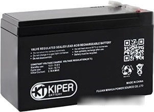 Аккумулятор для ИБП Kiper HR-1234W F2 (12В/9 А·ч)