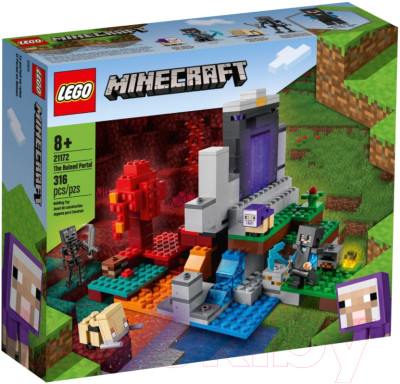 Конструктор Lego Minecraft Разрушенный портал 21172 - фото 1 - id-p217969125