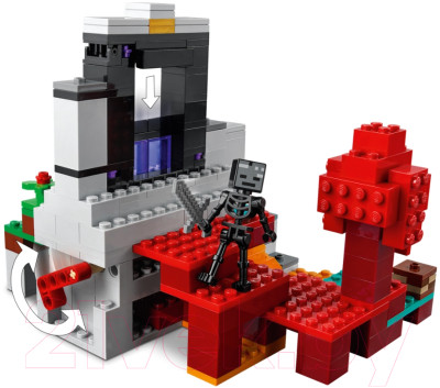 Конструктор Lego Minecraft Разрушенный портал 21172 - фото 6 - id-p217969125