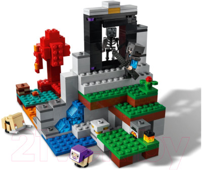 Конструктор Lego Minecraft Разрушенный портал 21172 - фото 7 - id-p217969125