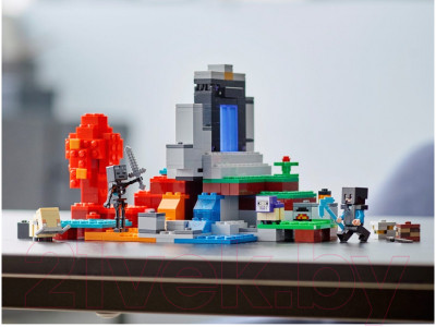 Конструктор Lego Minecraft Разрушенный портал 21172 - фото 10 - id-p217969125