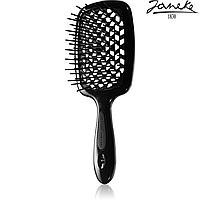 Расческа массажная Janeke Superbrush Black Carbon Черная