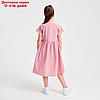 Платье для девочки MINAKU: Cotton Collection цвет сиреневый, рост 110, фото 3