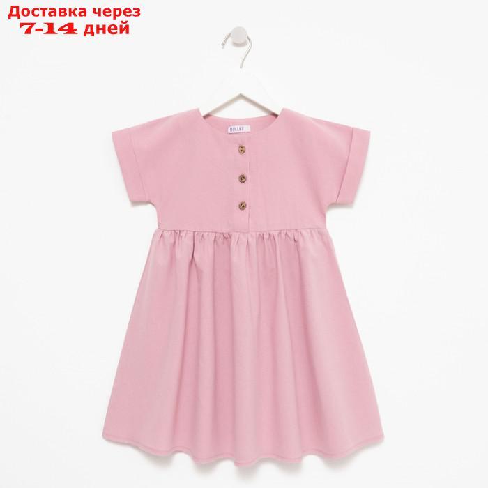 Платье для девочки MINAKU: Cotton Collection цвет сиреневый, рост 110 - фото 6 - id-p217824098