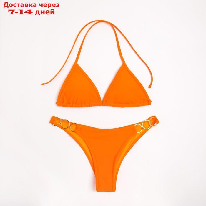 Купальник женский раздельный MINAKU с топом, цвет оранжевый, размер 44 - фото 9 - id-p217825094