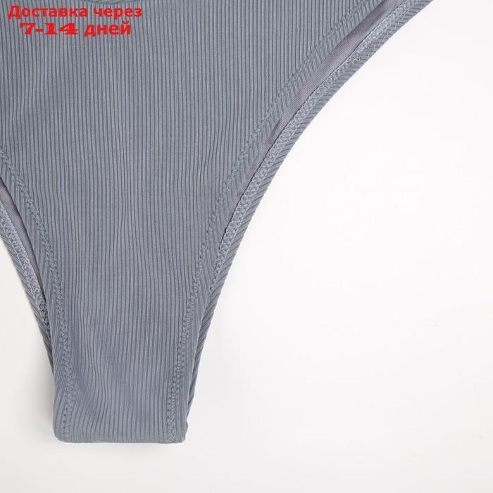 Трусы купальные женские MINAKU завышенные, цвет серый, размер 44 - фото 7 - id-p217825102
