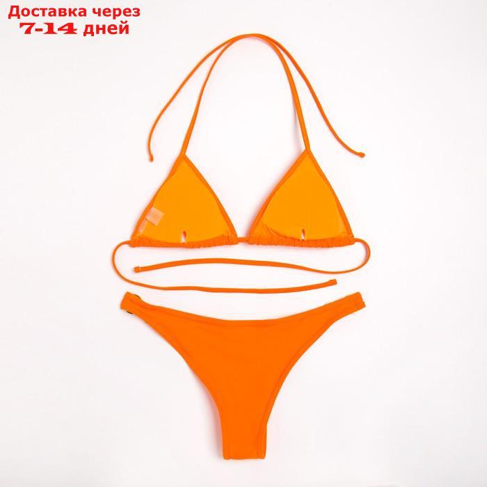 Купальник женский раздельный MINAKU с топом, цвет оранжевый, размер 46 - фото 2 - id-p217825104
