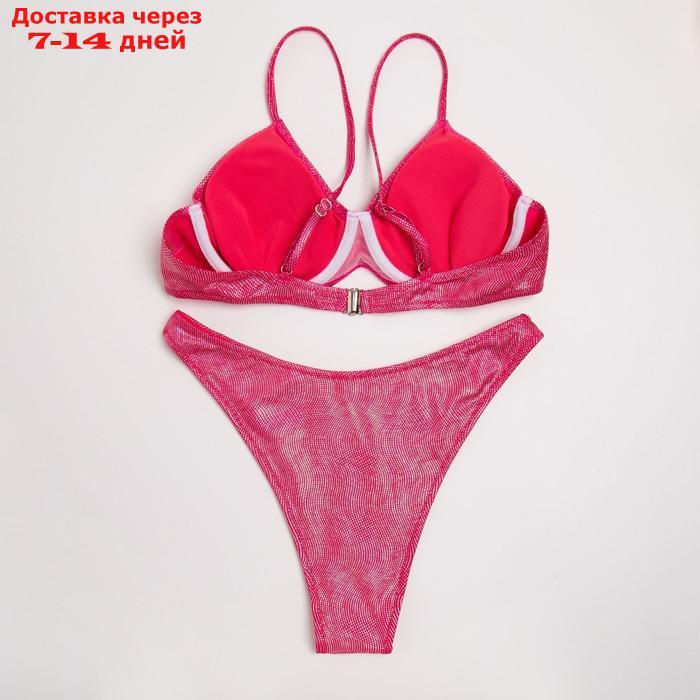 Купальник женский раздельный MINAKU, цвет розовый размер 48 - фото 9 - id-p217825112