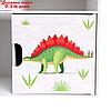 Стеллаж с дверцами "Динозавры", 60 × 60 см, цвет белый, фото 8