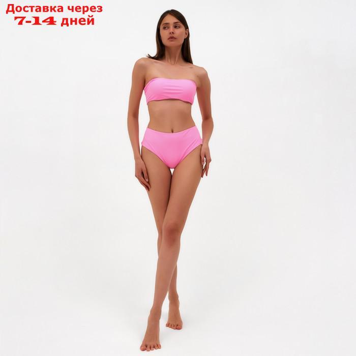 Трусы купальные женские MINAKU бразильяна, цвет розовый, размер 50 - фото 4 - id-p217825136