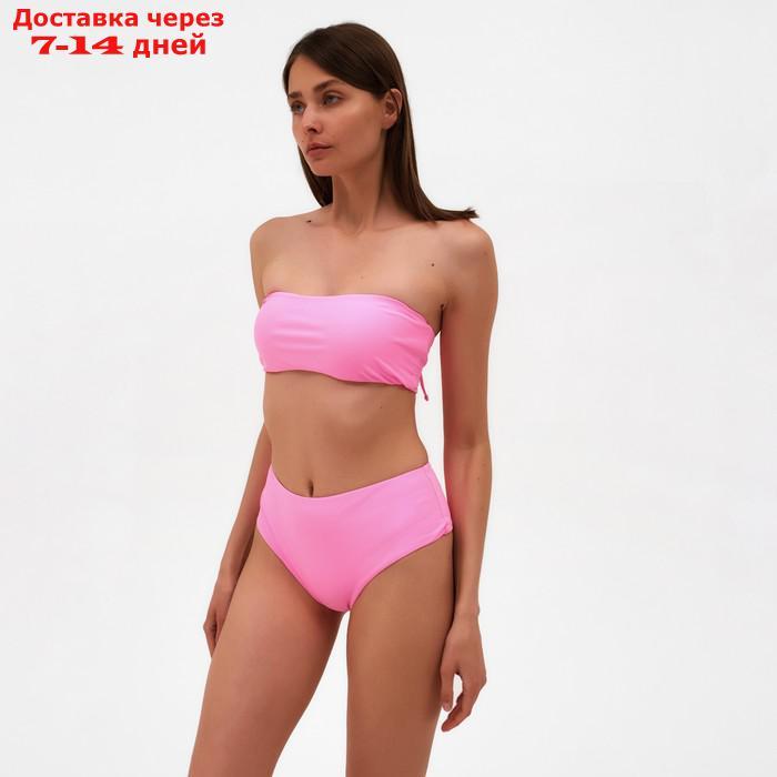 Трусы купальные женские MINAKU бразильяна, цвет розовый, размер 50 - фото 5 - id-p217825136