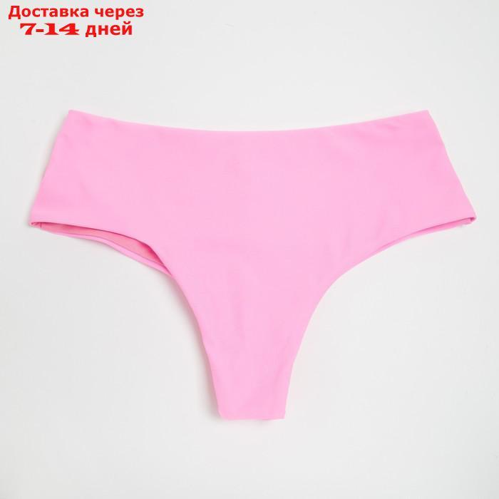 Трусы купальные женские MINAKU бразильяна, цвет розовый, размер 50 - фото 6 - id-p217825136