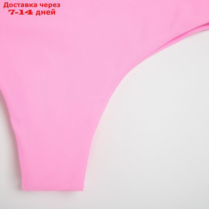 Трусы купальные женские MINAKU бразильяна, цвет розовый, размер 50 - фото 7 - id-p217825136