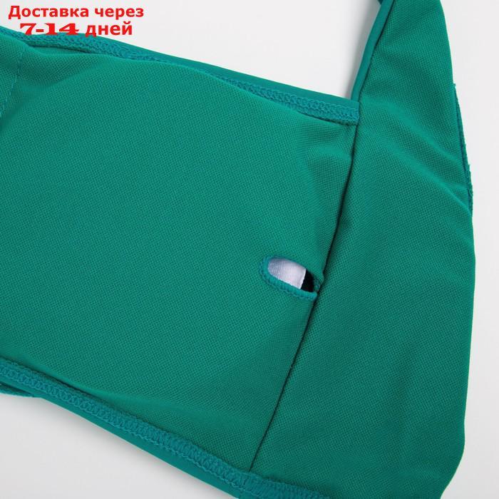 Топ купальный женский MINAKU на завязках, цвет зеленый размер 50 - фото 9 - id-p217825157