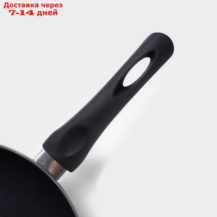 Сковорода Basic, d=22 см, индукция, антипригарное покрытие, цвет чёрный - фото 3 - id-p217824206