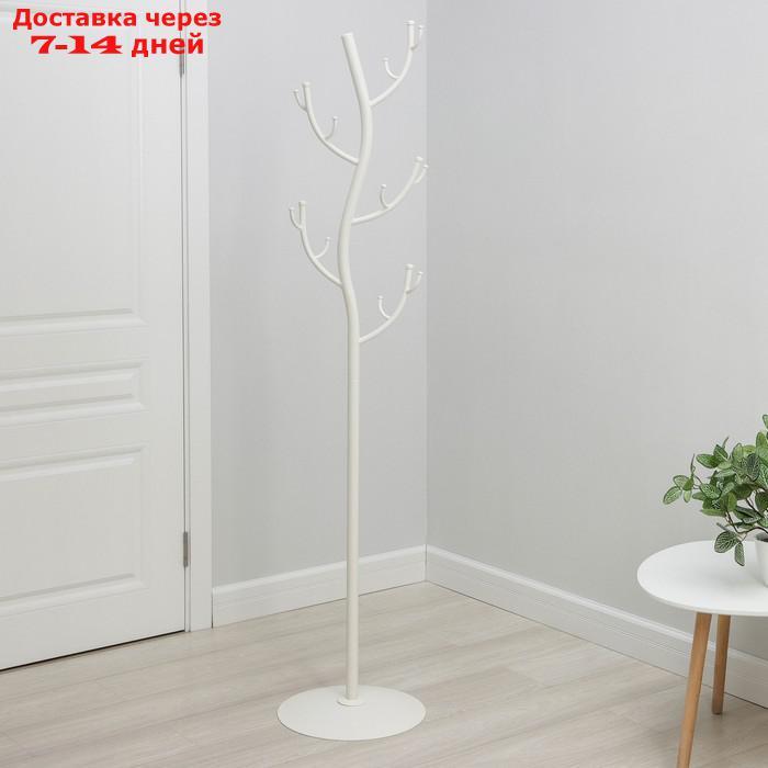 Вешалка напольная "Дерево", цвет белый - фото 2 - id-p217825188