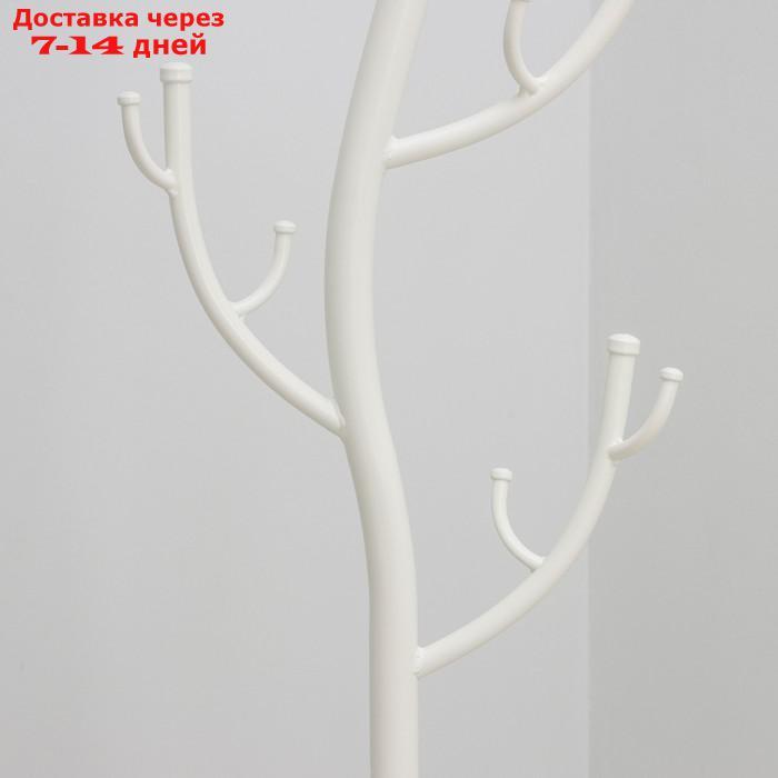 Вешалка напольная "Дерево", цвет белый - фото 3 - id-p217825188
