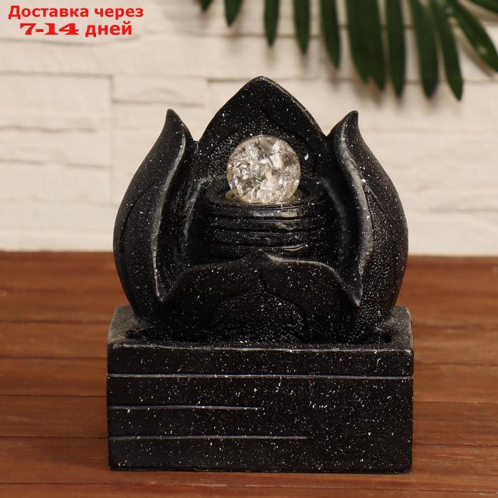 Фонтан "Каменный цветок" 15х15х20 см (с подсветкой) - фото 1 - id-p217823348