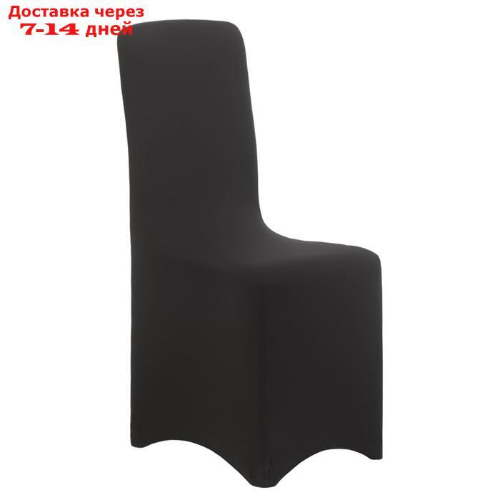 Чехол свадебный на стул, чёрный, размер 100х40см - фото 1 - id-p217826271