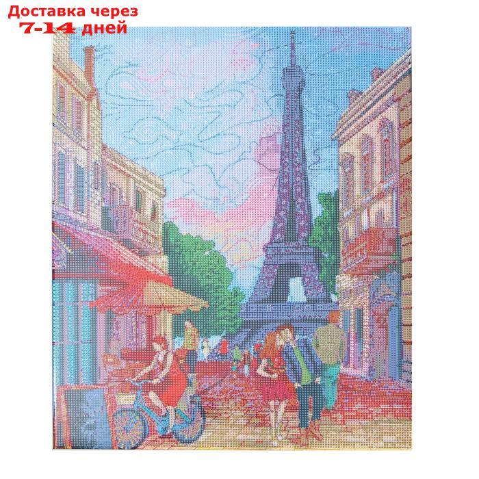 Алмазная мозаика на подрамнике с полным заполнением "Прекрасный Париж", 40х50см - фото 3 - id-p217826280