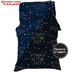 КПБ "Этель" 1,5 сп Stars in the sky 143х215 см, 150х214 см, 50х70 см -1 шт, 100% хл, бязь