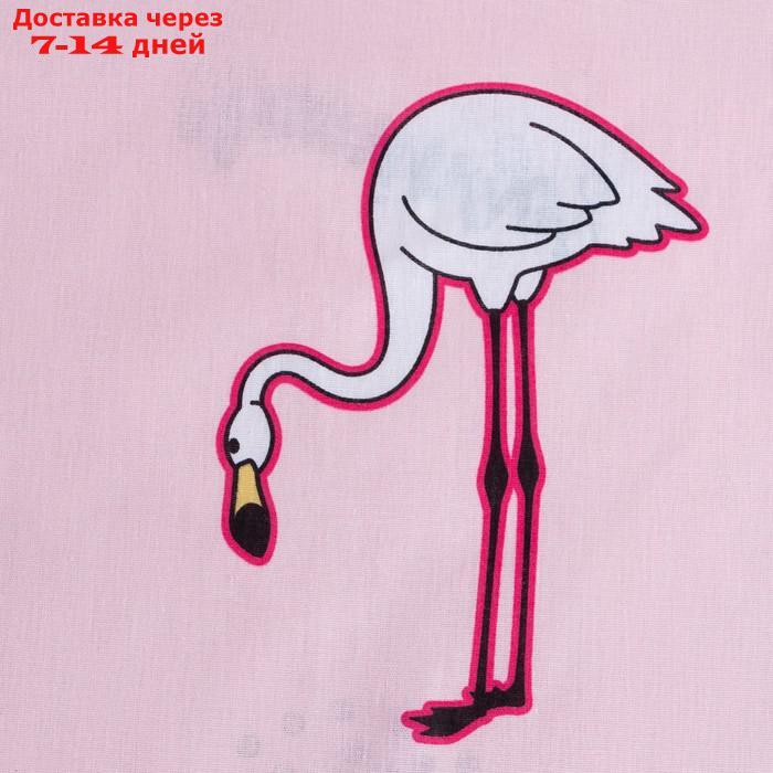 КПБ "Этель" 1,5 сп Flamingos 143х215 см, 150х214 см, 50х70 см -1 шт, 100% хл, бязь - фото 3 - id-p217824370