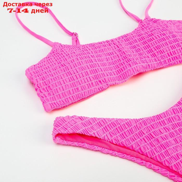 Купальный костюм раздельный MINAKU цвет розовый, р-р 46 - фото 10 - id-p217823480