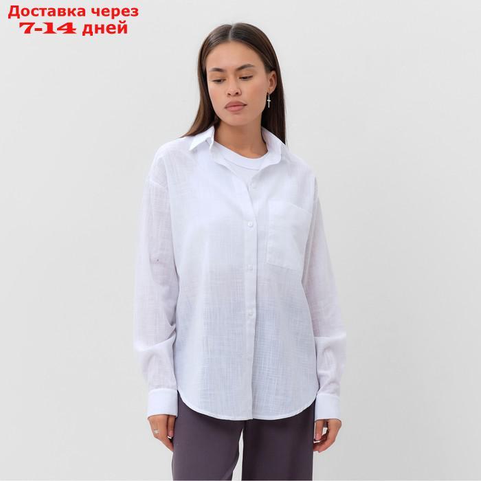 Рубашка женская MIST р. 40-42, белый - фото 1 - id-p217826429